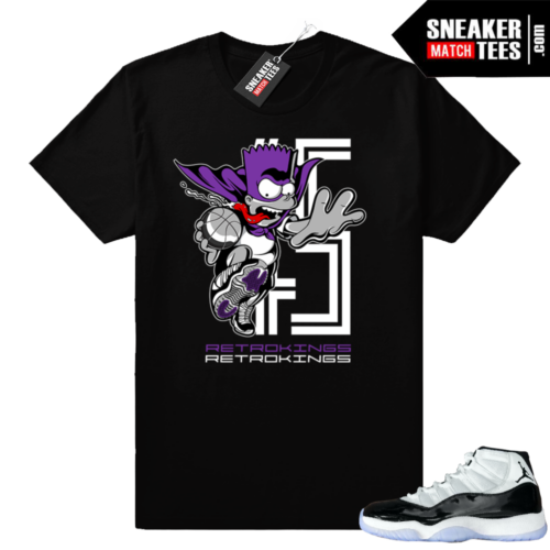 Jordan 11 Concord sneaker tees Voodoo