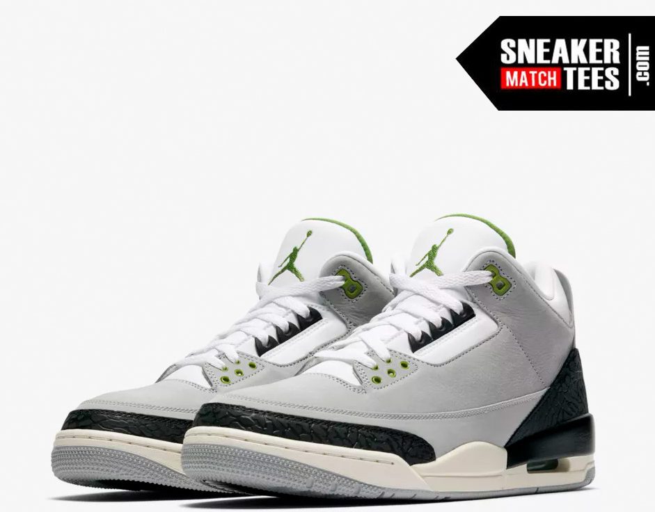 Jordan 3 Chlorophyll shirts dropping sneakers (1)