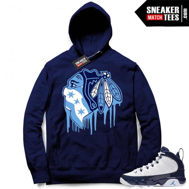 jordan 9 unc hoodie