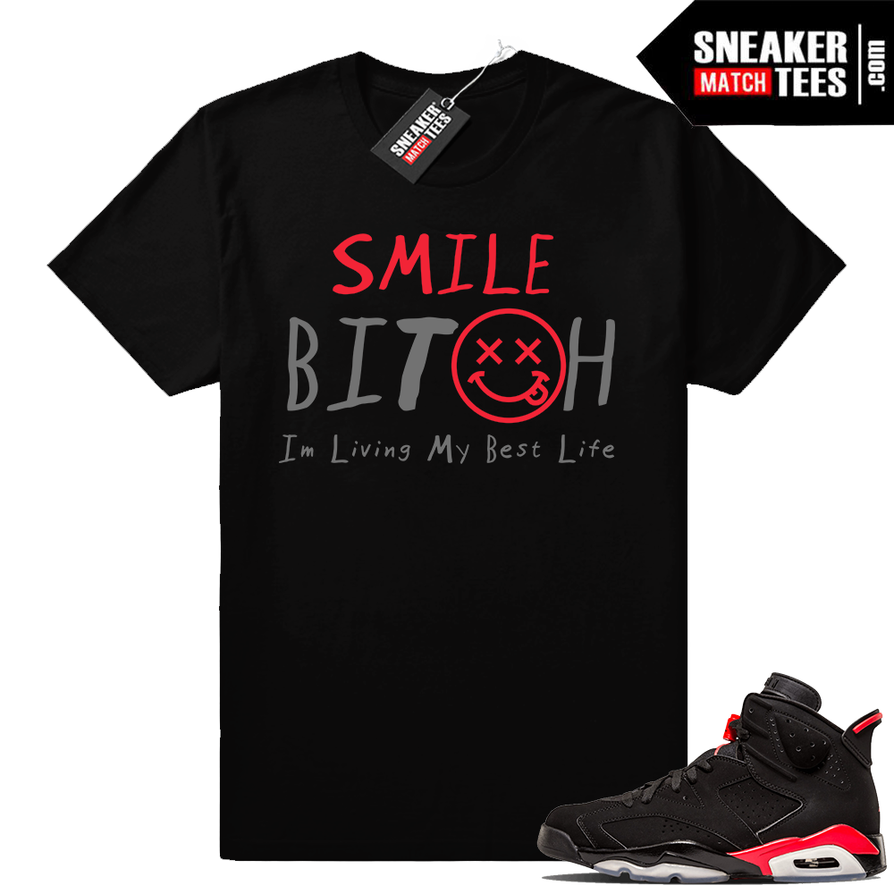 Jordan March 6 Infrared Living my Best Life shirt