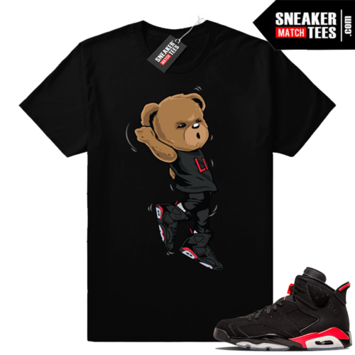 Jordan 6s Shootin Bear Black infrared