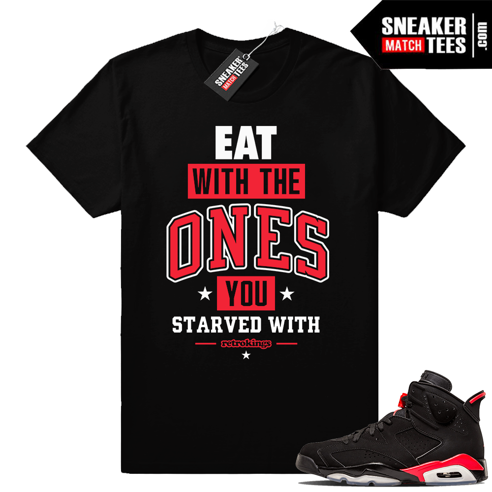 Jordan 6s matching sneaker tees