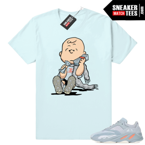 Match Yeezy junior 700 Inertia sneaker shirts