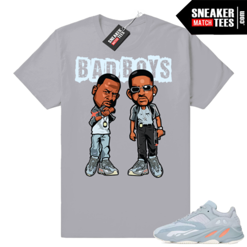 Match Yeezy sneakers Inertia 700 tees