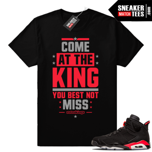 Shirts Black Infrared 6s match