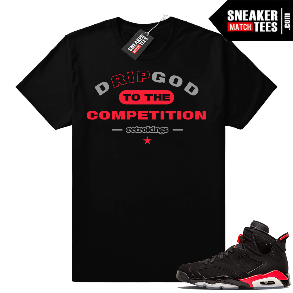 Sneaker tee shirts matching Jordan March 6 infrared