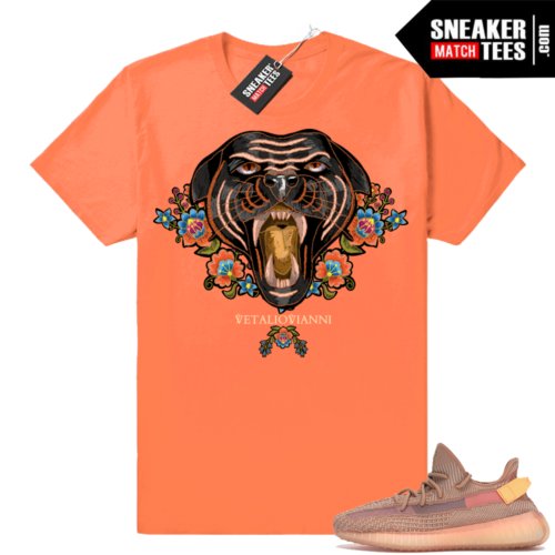 Sneaker shirts matching Yeezy 350 Clay