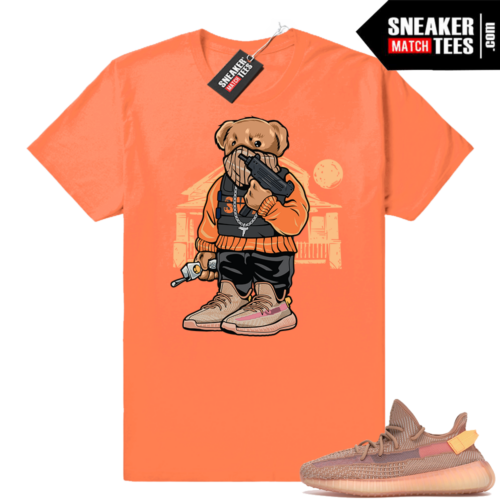 Yeezy 350 Clay Trap Bear t-shirt