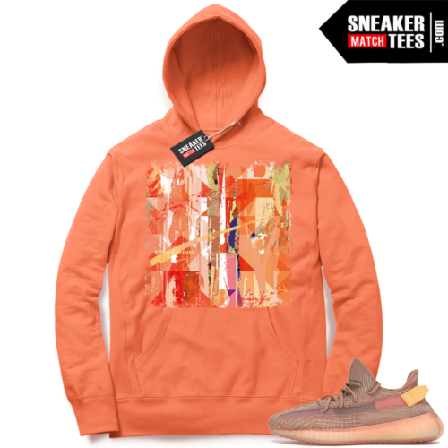 Yeezy Clay sneaker match hoodie sweater