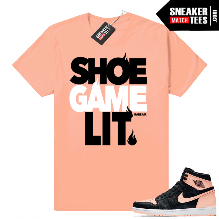 JZ T-Shirt Match Jordan 1 Crimson Tint