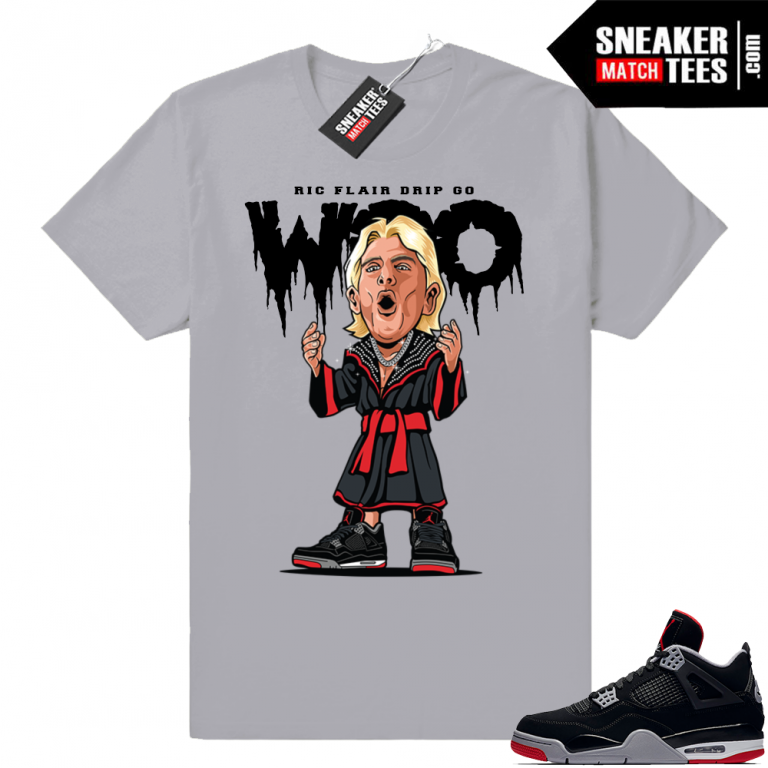 Jordan 4 Bred Sneaker shirt Jordan Match Clothing Shop