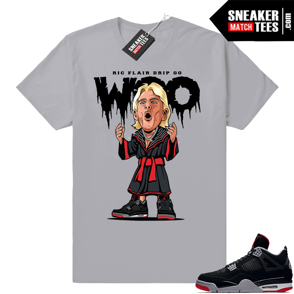 Jordan 4 Bred Sneaker shirt
