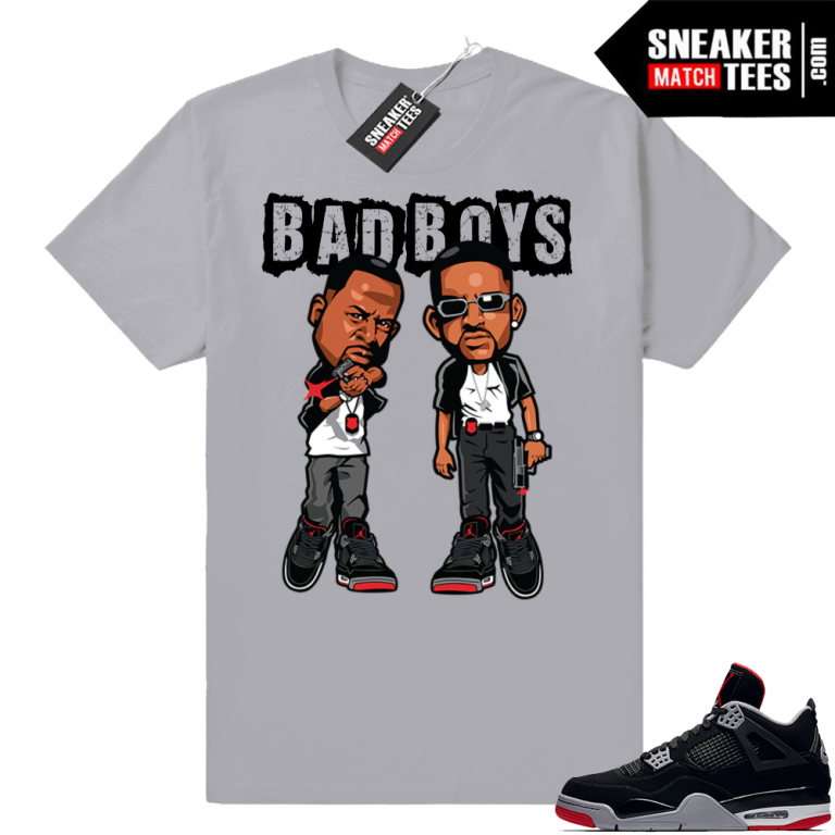 Jordan 4 Bred Tshirts Jordan Match Clothing Shop