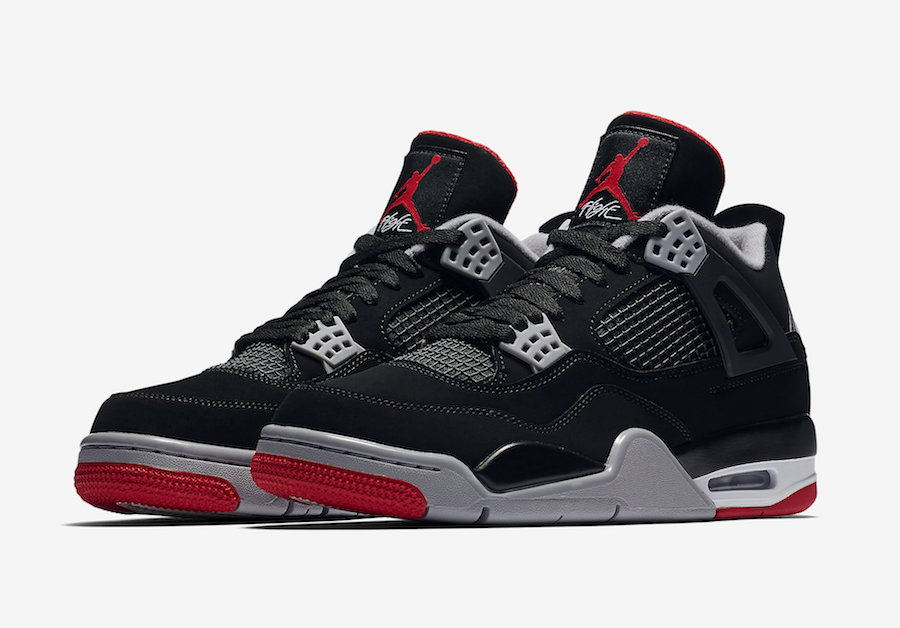 Jordan 4 Bred Jordan Sneaker Match Clothing Shop