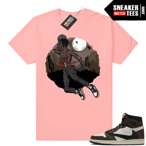 Travis Scott 1 sneaker tees match