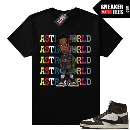 Travis Scott 1s match CMFT jordan tees