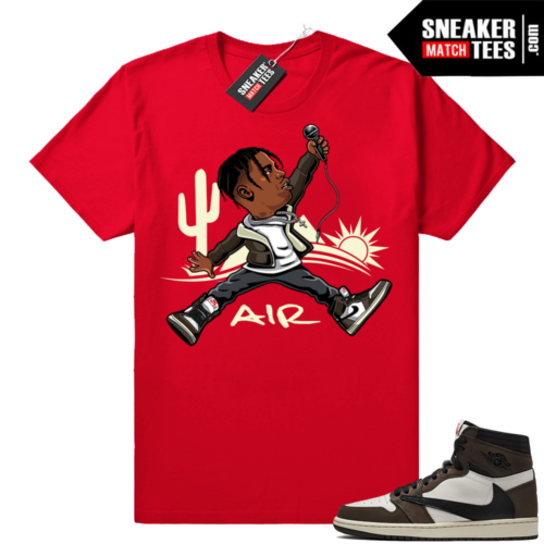 Travis Scott 1s matching tees