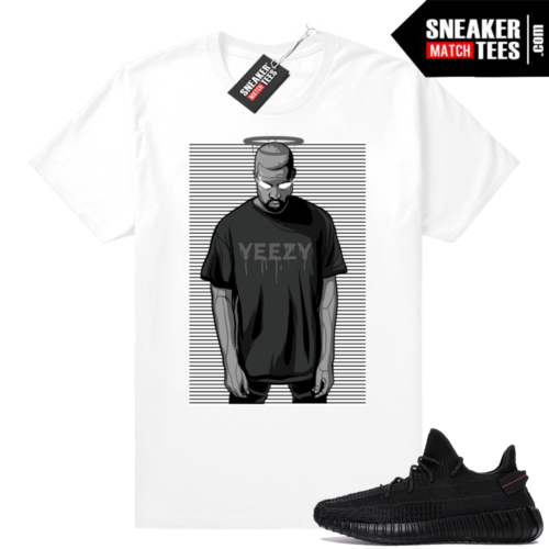 Yeezy t-shirt match Black 350 V2