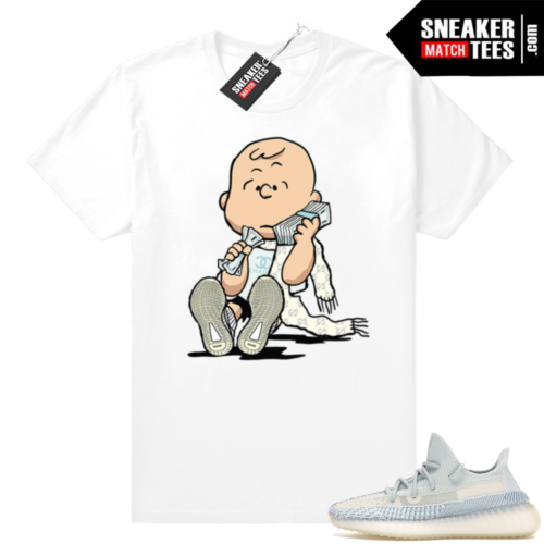 Match Yeezy static Cloud White sneaker tees