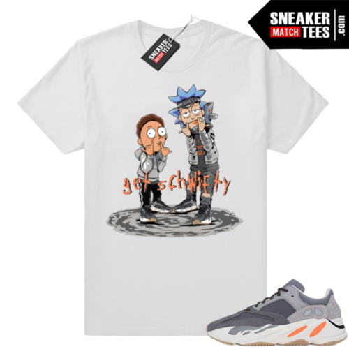 Footwear was mandated to clean white Nikes and YEEZY Season 2 Crepe Boots sneaker tee shirts