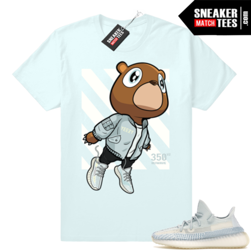 Yeezy Boost 350 Bear Cloud White tee