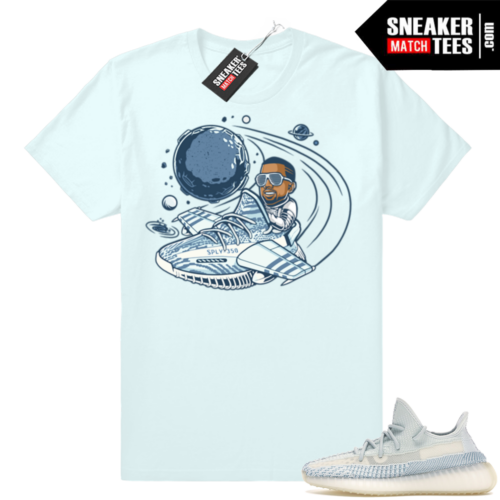 Yeezy Cloud White Sneaker tees match