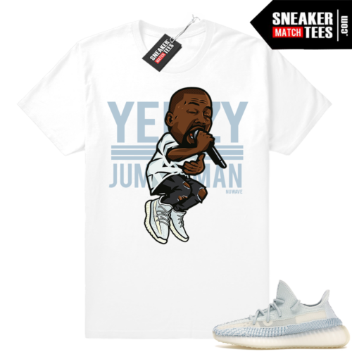 Yeezy Over Jumpman Cloud White tee