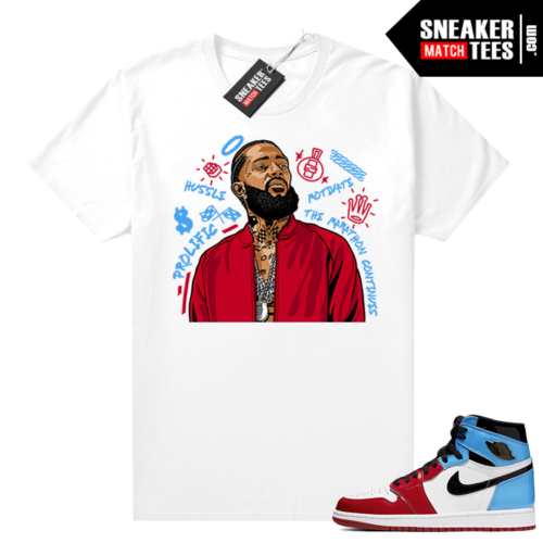 Fearless Jordan igloo 1 shirt White Nipsey Tribute