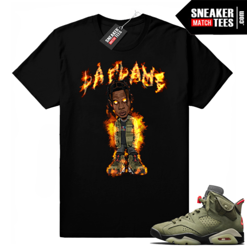 Travis Scott 6s La Flame t-shirt