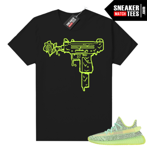 Yeezreel Yeezy 350 shirt black Uzi Rose