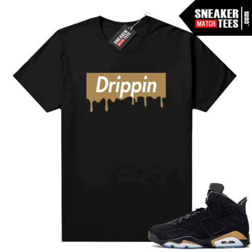 DMP 6s shirt black sneaker match Drippin