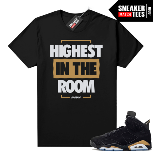 DMP 6s shirt black sneaker match Highest