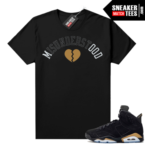 DMP 6s shirt slipper sneaker match Misunderstood