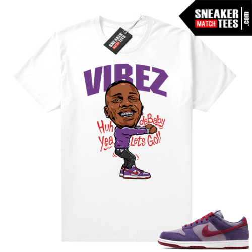 Nike Dunk Low Plum shirt Dababy Vibez