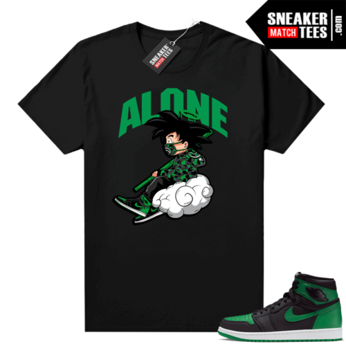 Pine Green 1s shirt Black Alone