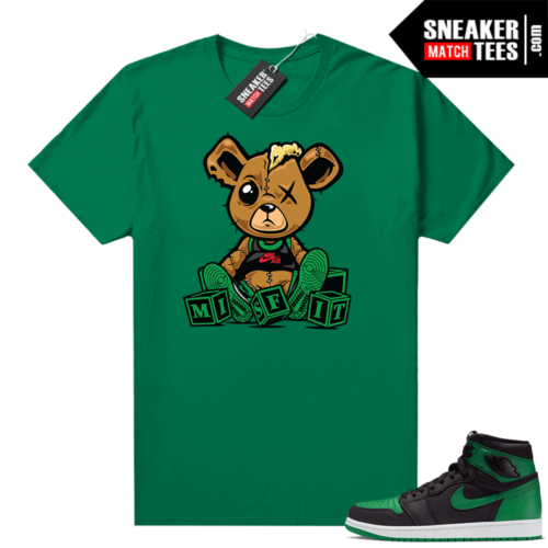 Pine Green 1s shirt Misfit Teddy