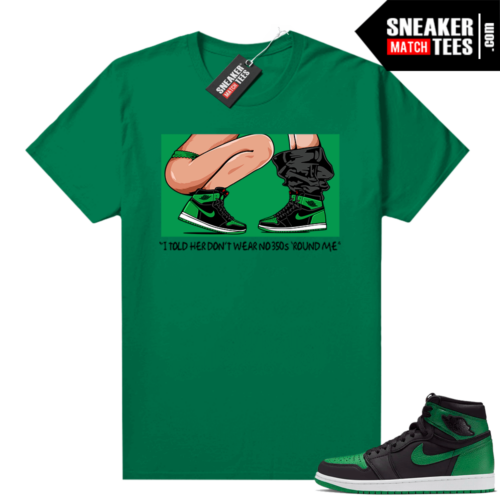 Pine Green 1s shirt No 350s