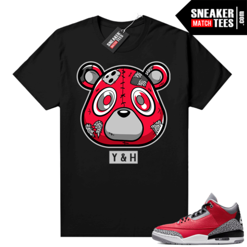 Red Cement 3s shirt Young & Heartless Bear