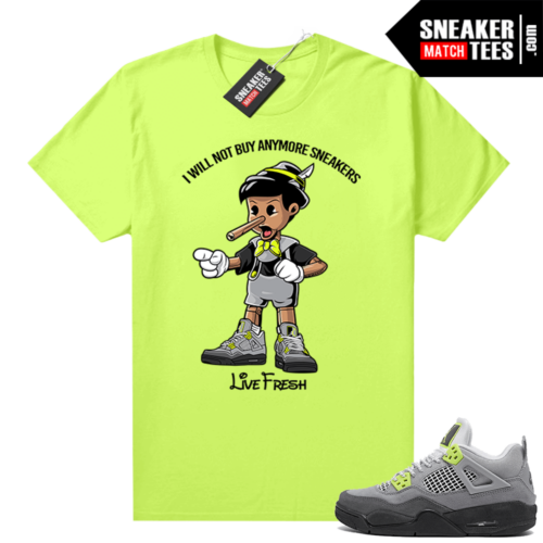 Air Max 95 Jordan 4 shirts Neon Sneakerhead Pinocchio