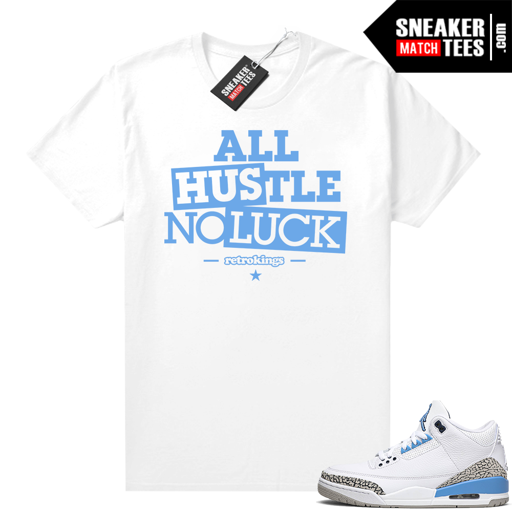 Match Jordan 3 UNC All Hustle