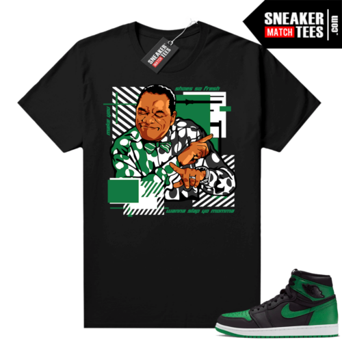 Pine Green 1s shirt Black Shoes So Fresh