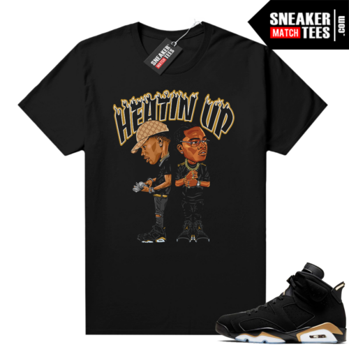 DMP 6s sneaker tees Heatin Up