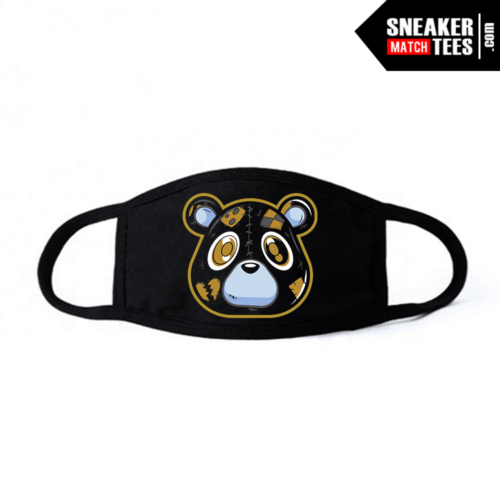 Face Mask Black DMP 6s Heartless Bear