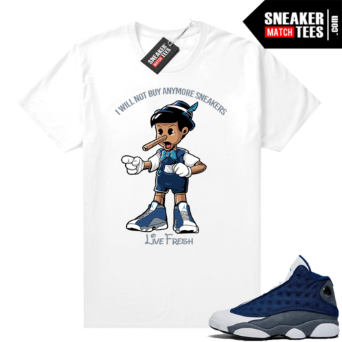 Flint 13s infrared Jordan sneaker tees Sneakerhead Pinocchio