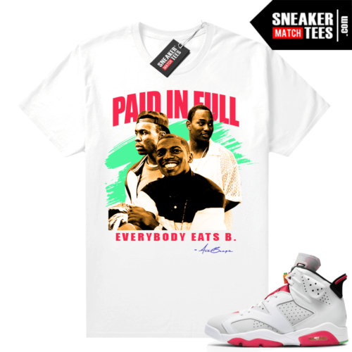 Jordan Hare 6s shirt Paid In Full Vintage Movie Tee