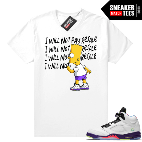 Bel-Air 5s Alternate sneaker tees