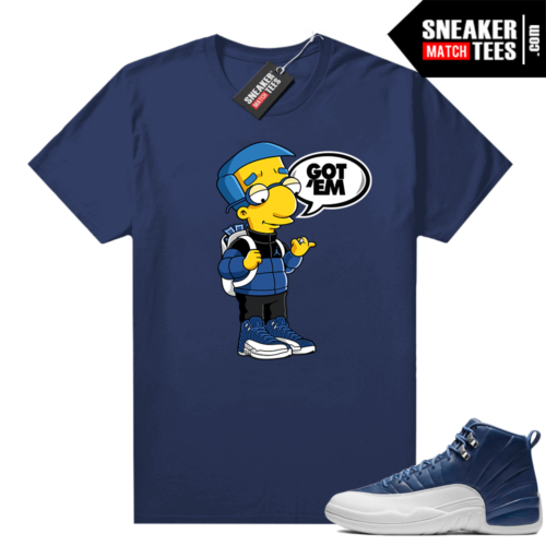 Indigo 12 sneaker tee