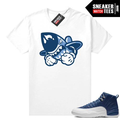 Indigo 12s sneaker shirts