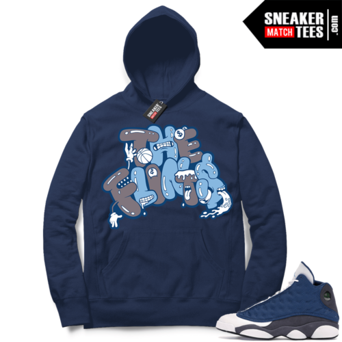 Urlfreeze Sneaker Match infrared Jordan 13 Flint Hoodie