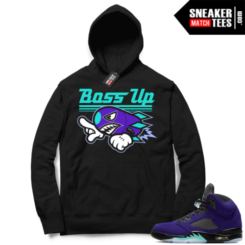 Alternate Grape 5s sneaker Hoodie